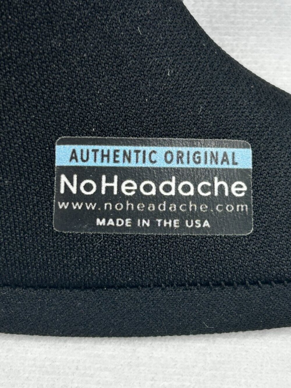 Sun Visors: No Headache Original Round Brim Black & Turquoise Blue - UPF 50 - Picture 8 of 12